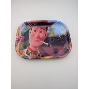 Smoke Arsenal Premium‎ Metal Rolling Tray Disney Toy Story Woody Ashtray New